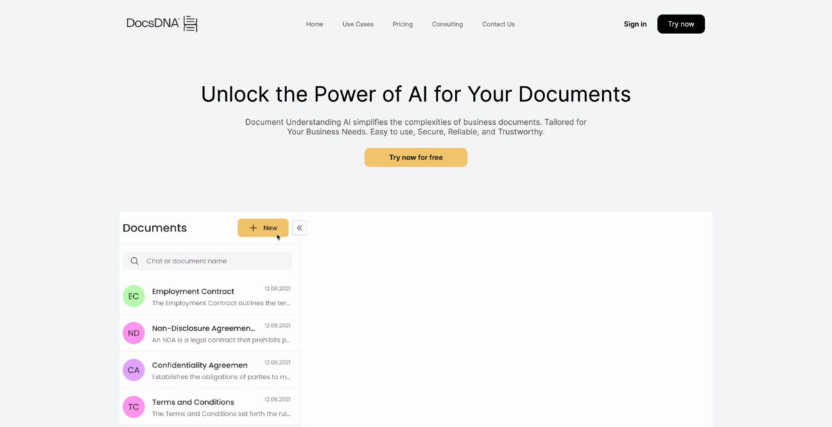 Leverage AI for Document Insight Extraction