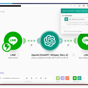 Blueprint สร้าง Chatbot LINE ด้วย ChatGPT บน Make (ไม่รวมค่าติดตั้ง)